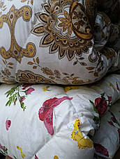 Тепла ковдра з овечої вовни 175х210. Бавовна Кольори різні., фото 4