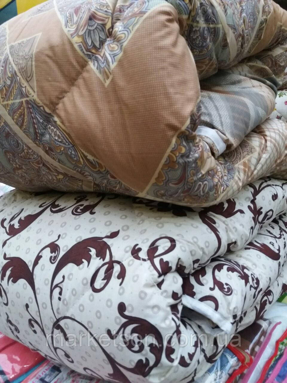 Тепла ковдра з овечої вовни 195х215. Бавовна Кольори різні.