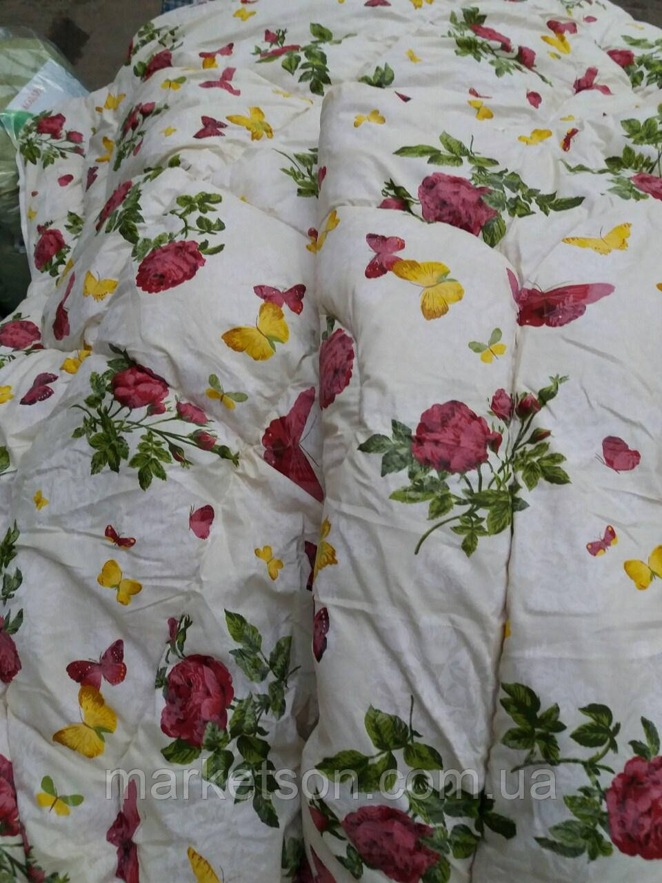 Тепла ковдра з овечої вовни 175х210. Бавовна Кольори різні.