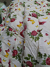 Тепла ковдра з овечої вовни 175х210. Бавовна Кольори різні., фото 3