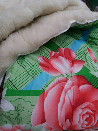 Тепла ковдра з овчини відкрита 195х215. Бавовна. Кольори різні., фото 2