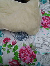 Тепла ковдра з овечої вовни відкрита 175х210. Бавовна. Кольори різні., фото 2