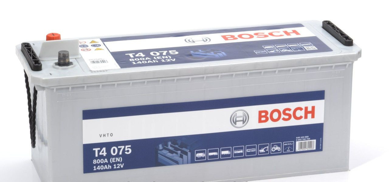 Вантажний акумулятор Bosch 140 А·год (Бош 140 Ампер) на Фуру Трактро Тягач BO 0092T40760, фото 1