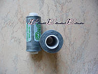 Нитки швейні No280 сірий 100% поліестер 400 ярдів