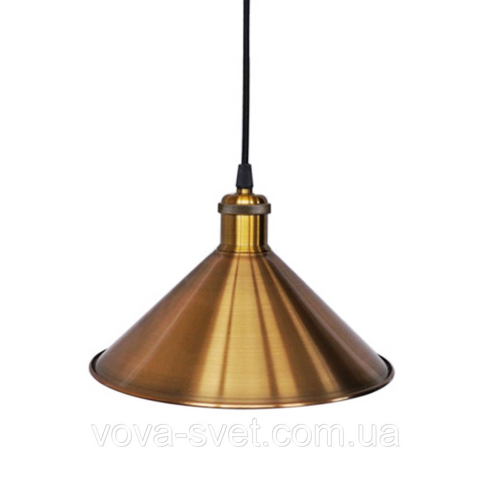 Світильник стельовий купол Loft Industrial [ Dome antique gold ] 