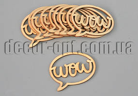 Фігурки дерев'яні WOW 33х44мм/1 шт. для декупажу