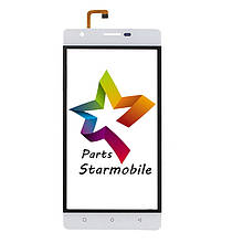 Сенсор (Тачскрін) для мобільного телефону Oukitel C4, білий, ORIG