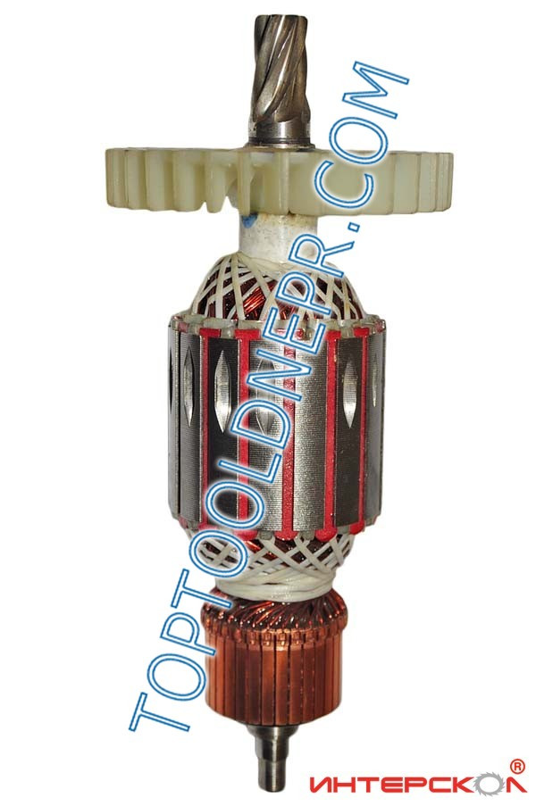 Якір для дискової пилки Интерскол 210/1900 ЕМ фірмовий, фото 1