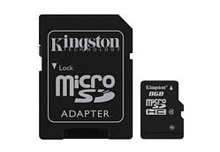 Карта памяти Kingston MicroSDHC 8 Gb class 4 (SDC4/8GB)