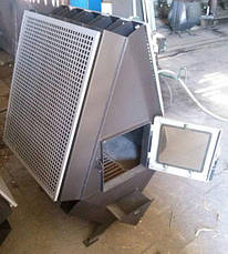 Піч для дому Turbina-500 LuxTerm зі склом і кожухом (сталь 3 мм), фото 4