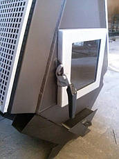 Піч для дому Turbina-500 LuxTerm зі склом і кожухом (сталь 3 мм), фото 5