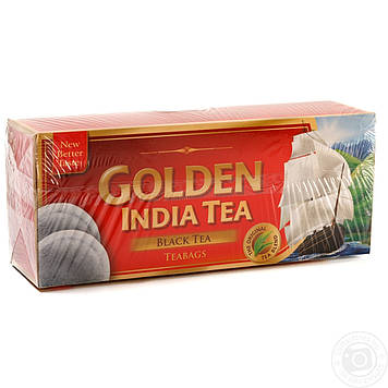 Чай чорний Black tea Posti Golden India tea 100 пакетів