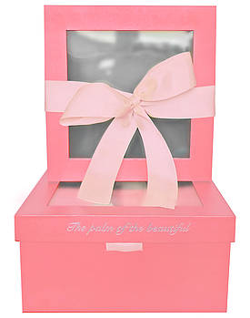 Коробки подарункові #006ROZ-рожеві, набір 2 шт