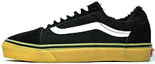 Кеди Vans Old Skool Winter Edition Black Gum, зимові вансы з хутром. ТОП Репліка ААА класу., фото 2