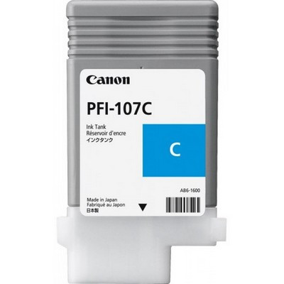 Картридж Canon PFI-107C для iPF670/770, Cyan, 90 мл, фото 1