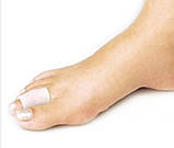 Силиконовий чохол (напальчник) для пальців ніг, білий колір, компл. 2 шт., фото 2