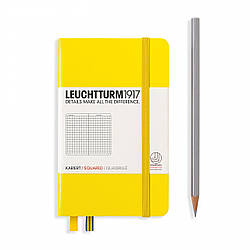 Блокнот Leuchtturm1917 кишеньковий Лимонний в лінію 9х15 см (344794)