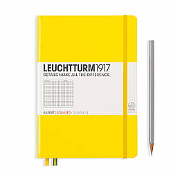 Блокнот Leuchtturm1917 середній А5 Лимонний в клітинку 14,5х21 см (344799) (4004117424861)