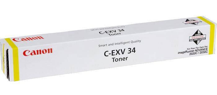 Тонер Canon C-EXV34 для iRAC20xx/22xx Yellow