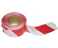 Стрічка сигнальна 200 СТАНДАРТ, біло-червона
