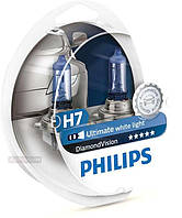 Автолампы Philips Diamond Vision 5000K Н7 12V 55W PX26d (комплект 2шт) 12972DV