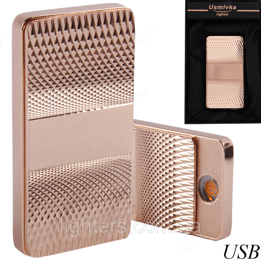 Залізна запальничка usb ZU 33151