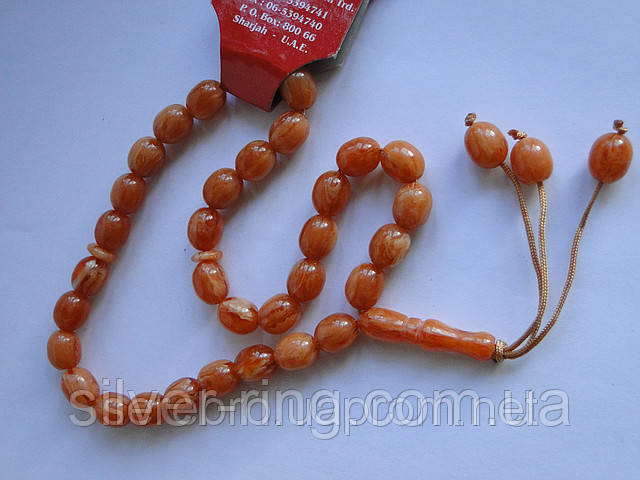 Чотки "бурштинові", фото 1