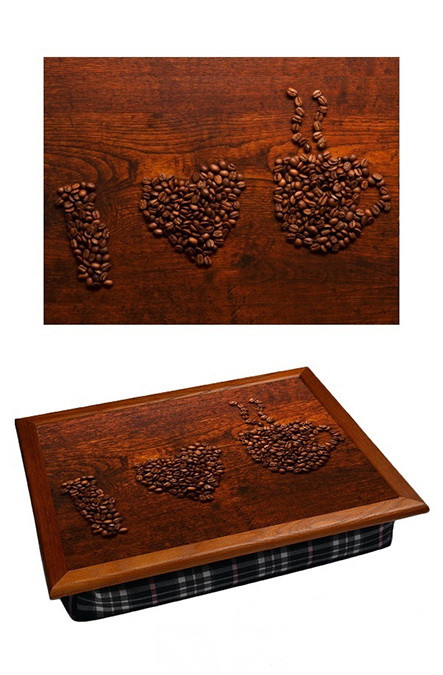 Піднос на подушці I Love Coffee