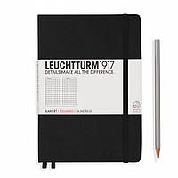 Блокнот Leuchtturm1917 средний А5 Черный в точку 14,5х21 см (329398) (4004117327964)