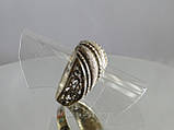 Срібне кільце з матуванням, фото 2