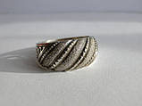 Срібне кільце з матуванням, фото 3
