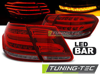 Ліхтарі задні тюнінг оптика стопи Mercedes Benz W212 червоно-тоновані