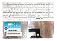 Оригинальная клавиатура для ноутбука SONY VPC-EE series, rus, white