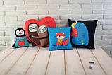 Подушка Пингвинчик подарунок на день закоханих, фото 3