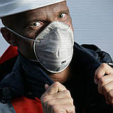 3М 8102 Респіратор протиаерозольний FFP2 до 12 ГДК без клапана, фото 2