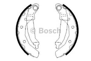 Колодки гальмівні задні Chery QQ/S11 Bosch