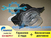 Фара противотуманная левая (КРУГЛАЯ) Чери Амулет 04 - 12 "TEMPEST" CHERY AMULET A15-3732010BA