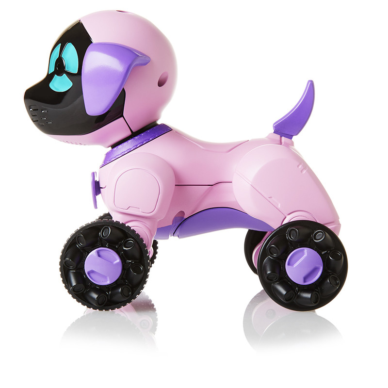 Интерактивный робот-щенок Chippies WowWee розовый (W2804/3817) - фото 2 - id-p599586621