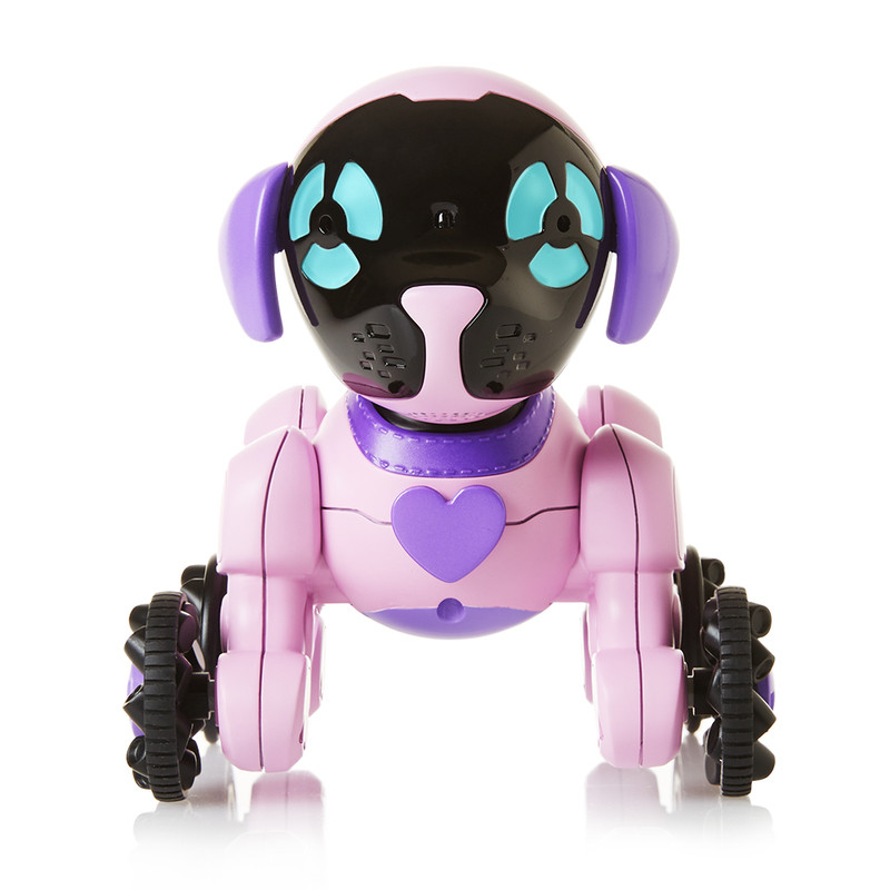 Интерактивный робот-щенок Chippies WowWee розовый (W2804/3817) - фото 4 - id-p599586621