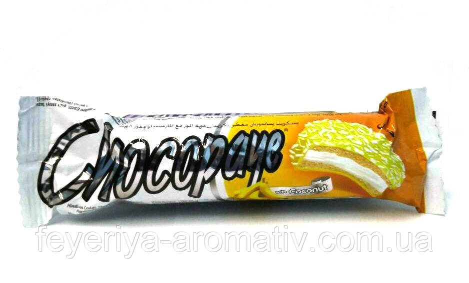 Печиво бісквітне в глазурі Chocopaye 50г (Туреччина) банан
