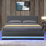 Ліжко з підіймальним механізмом TOU 140х200 см. з LED-підсвіткою, фото 3