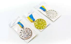 Медалі спортивні (1,2,3 місце, d-6,5 см, вага 38 г), фото 5