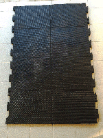 Гумовий мат для корів COW MAT (зміцнений нейлоновим кордом), 1200х1800х25 мм