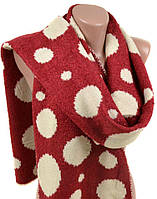 Интересный женский шарф 30*190 M0450 red Красный