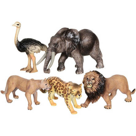 Навчальний ігровий набір з QR-картою ЖИВОТНІ АФРИКИ S1, фото 2