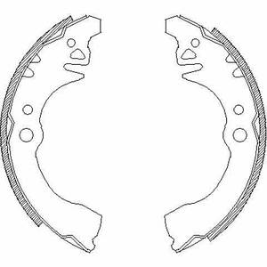 Колодки гальмівні задні Geely CK/Otaka +ABS Remsa