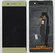 Дисплей + сенсор Sony F3112 Xperia XA, F3111, F3113, F3115, F3116 Dual lime gold original