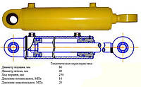 Гидроцилиндр ГЦ 80 для навесного оборудования (80х40х250)