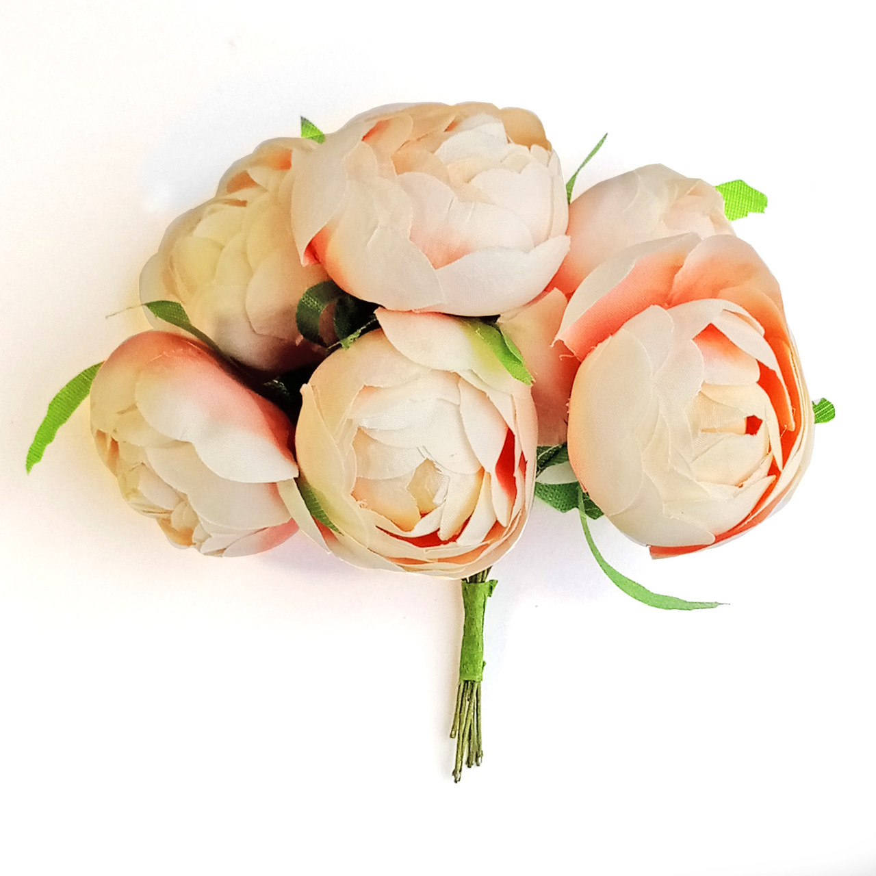 Півонії на дроті #22 (4 см, 6 шт), фото 1