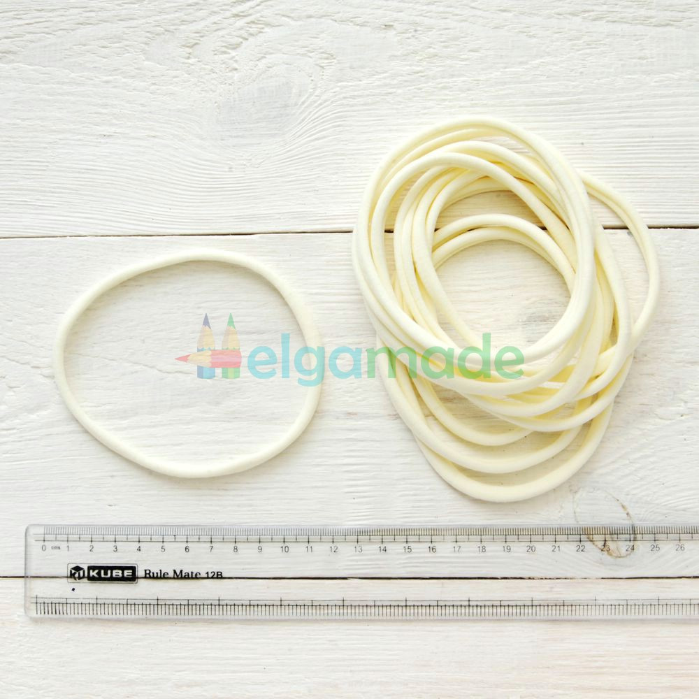 Пов'язка безшовна еластична One size, МОЛОЧНА, Китай